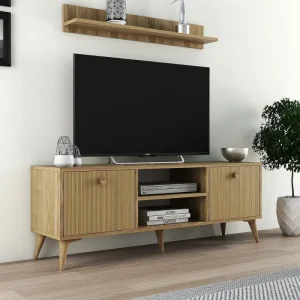 Stripete Dekke Tv Enhet Stue Stue Kontor