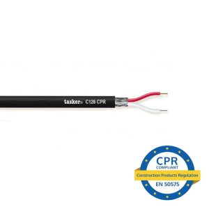 Tasker C128 2 x 0,35 mm² balansert mikrofonkabel CPR Eca hel rull