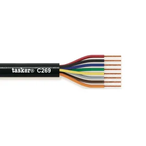 Tasker  C269 8 x 2,5 mm²  høyttalerkabel metervis