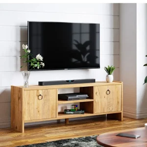 Metal Leg TV-enhet - Atlantik Pine